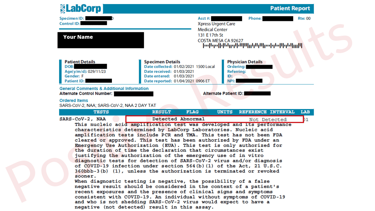 What Does Detected Abnormal Mean On A Pcr Test